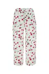 Marni Viscose Trousers In Lilywhite