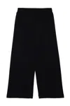 Marni Pantaloni In Felpa Con Apertura Laterale In Black