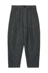 Marni Herringbone Wool Blend Pants In Gray