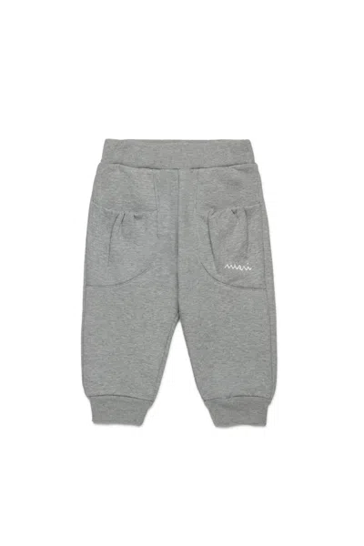 Marni Kids' Pantaloni Jogger In Felpa Con Tasche Arricciate In Green