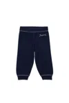 Marni Pantaloni Jogger In Misto Lana-cashmere Con Logo In Black
