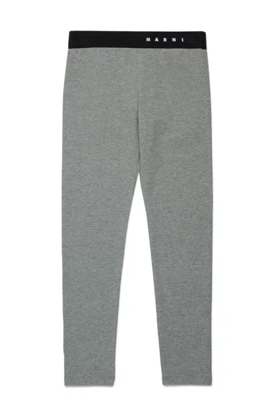 MARNI PANTALONI LEGGINGS CON ELASTICO LOGATO
