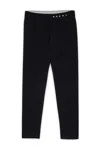 Marni Logoed Elastic Leggings Pants In Black
