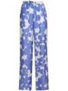 Marni Floral Trousers In Purple
