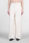 Marni Pants In Beige Cotton