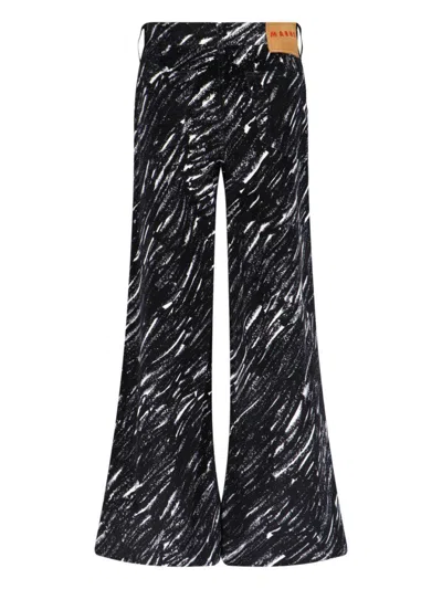 Marni Trousers In Black