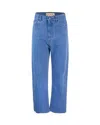 Marni Blue Organic Wide-leg Jeans In Blue