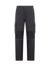 Marni Structured Cargo Pants With Contrast Stitching In Blue
