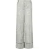 Marni Trousers With Aurora Print In Green