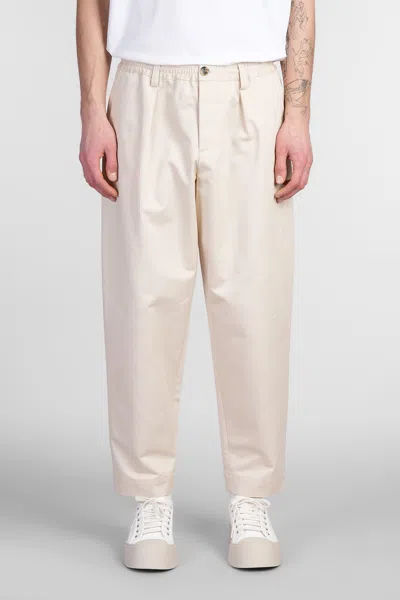 Marni Pants In Beige Cotton