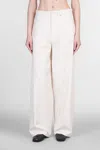 Marni Pants In Beige Cotton