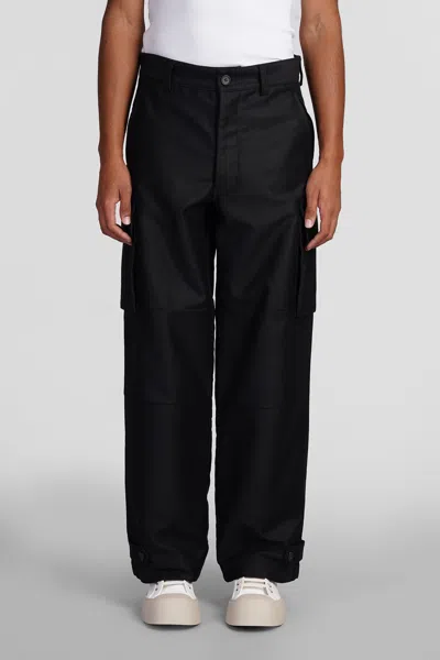 MARNI PANTS IN BLACK COTTON