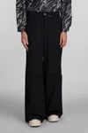 Marni Pants In Black Cotton In Black
