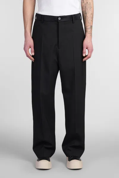 MARNI PANTS IN BLACK WOOL