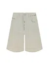 Marni Bermuda Shorts In Lily White