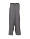 Marni Elastic Waistband Wide Leg Trousers With Side Pockets