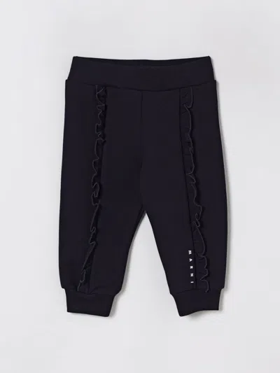 Marni Babies' Pants  Kids Color Black In Blue