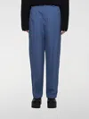 Marni High-waisted Wide-leg Trousers With Sharp Pleats In Blau