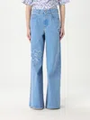 Marni Pants  Woman Color Gnawed Blue In Gnawed Blue