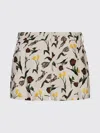 Marni Shorts  Woman Color White In Brown