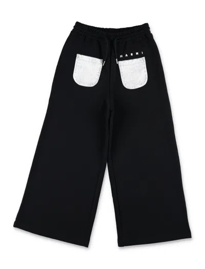 Marni Kids' Pants Pocket In Black