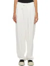 Marni Tailored Cady Trousers For Women In White