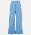 Marni Wide-leg Jeans In Blau