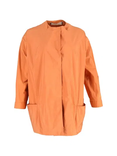 Pre-owned Marni Patch-pocket Jacket In Orange