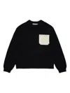 Marni Patch-pocket Sweater In Black