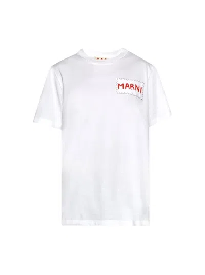 Marni Patch Tee White