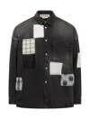 MARNI PATCHWORK DETAILED LONG-SLEEVED SHIRT
