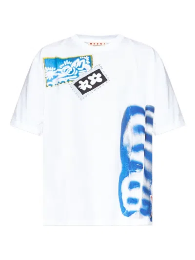 MARNI PATCHWORK PRINT T-SHIRT