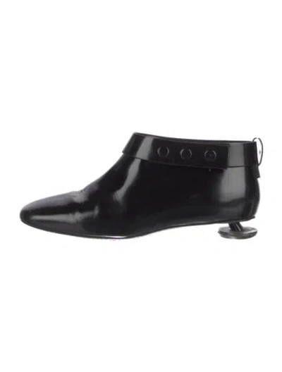 Pre-owned Marni Patent Leather Boots In Black