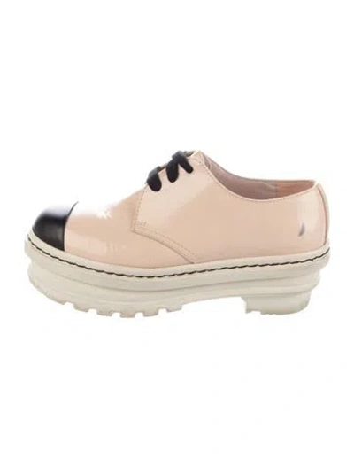 Pre-owned Marni Patent Leather Pumps In Neutrals