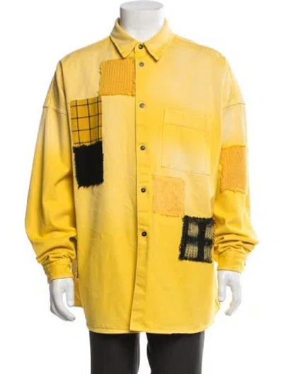 Pre-owned Marni Patterned Jacket In Yellow