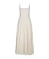 Marni Patterned-jacquard Cotton Midi Dress In White