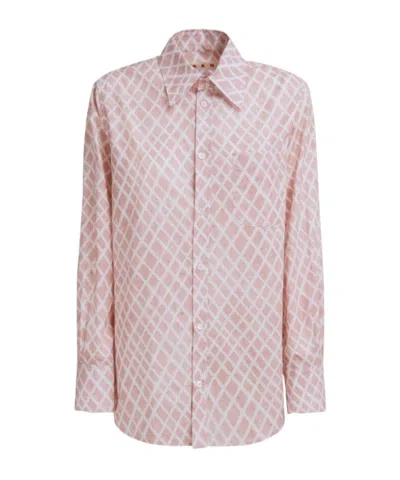 MARNI MARNI CHECKED LONG-SLEEVED SHIRT