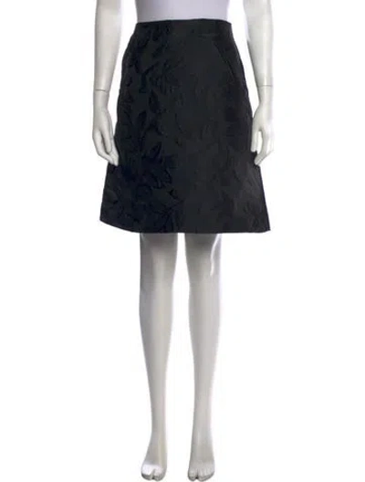 Pre-owned Marni Patterned Mini Skirt In Black
