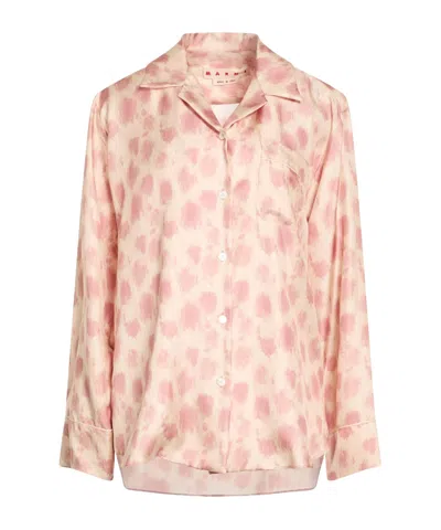 Marni Patterned Shirts  Blouses In Pink