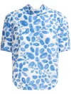 Marni Patterned Short-sleeve Shirt In Weiss