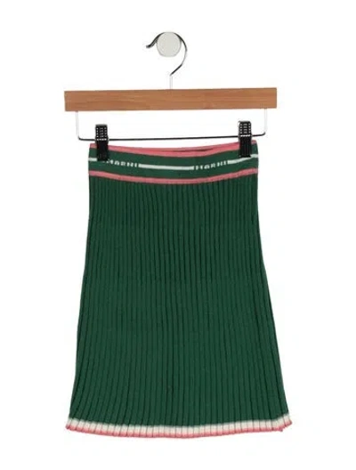 Pre-owned Marni Babies' Patterned Skirt W/tags In Green