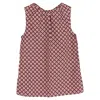 Marni Patterned Sleeveless Blouse In Multicolor Cotton In Multi