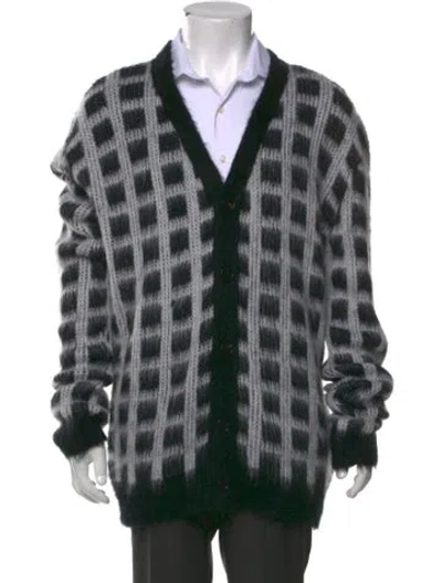 Pre-owned Marni Patterned V-neck Cardigan W/ Tags In Multi