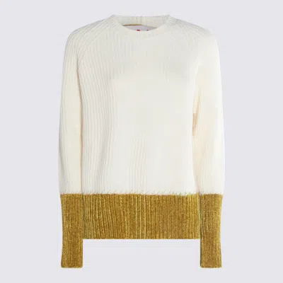 Marni Pearl Wool Knitwear In White