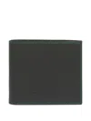 Marni Pebbled-stitched Leather Wallet In Black