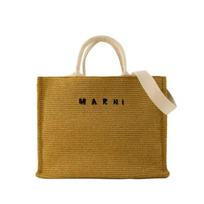 Marni Pelletteria Uomo Large Shopper Bag - Cotton - Brown