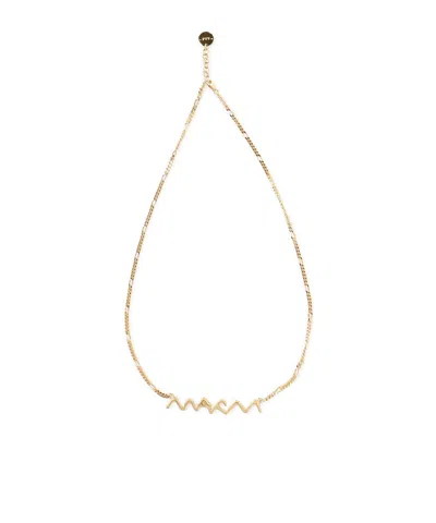 Marni Pendant Necklace In Yellow