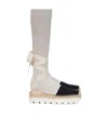 Marni Petal Canvas Espadrilles In White