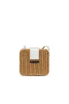 Marni Ven Synthetic Raffia Picnic Bag Kids In Brown