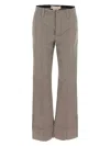 Marni Pied-de-poule Wool Trousers In Multicolour
